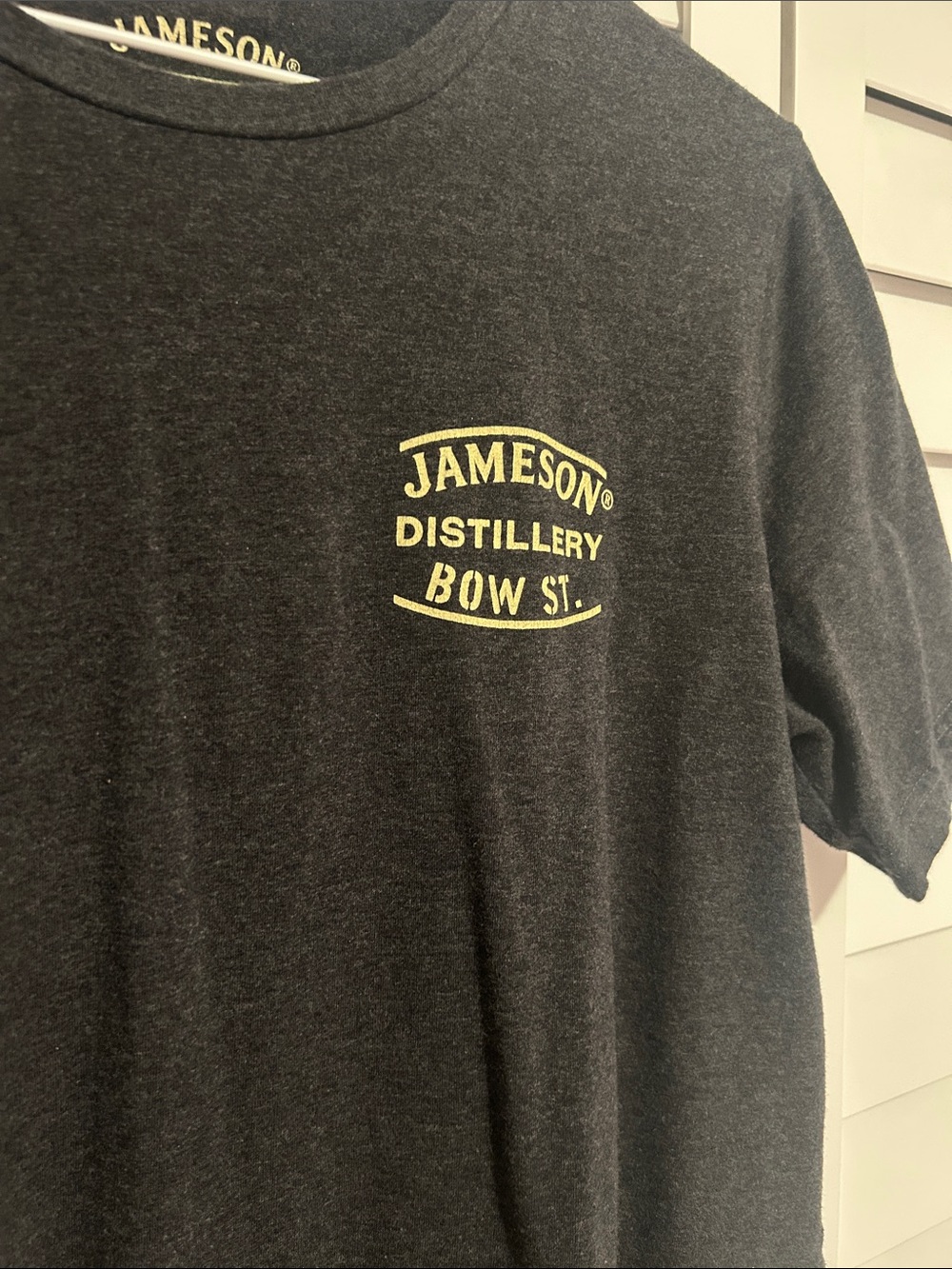 Jameson Distillery Bow St. Men's Charcoal Graphic Tee